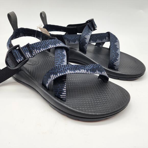 Chaco Kid's Z/1 Eco Tread Sandals Navy Blue Black Youth Size 3 NWT - Picture 1 of 8